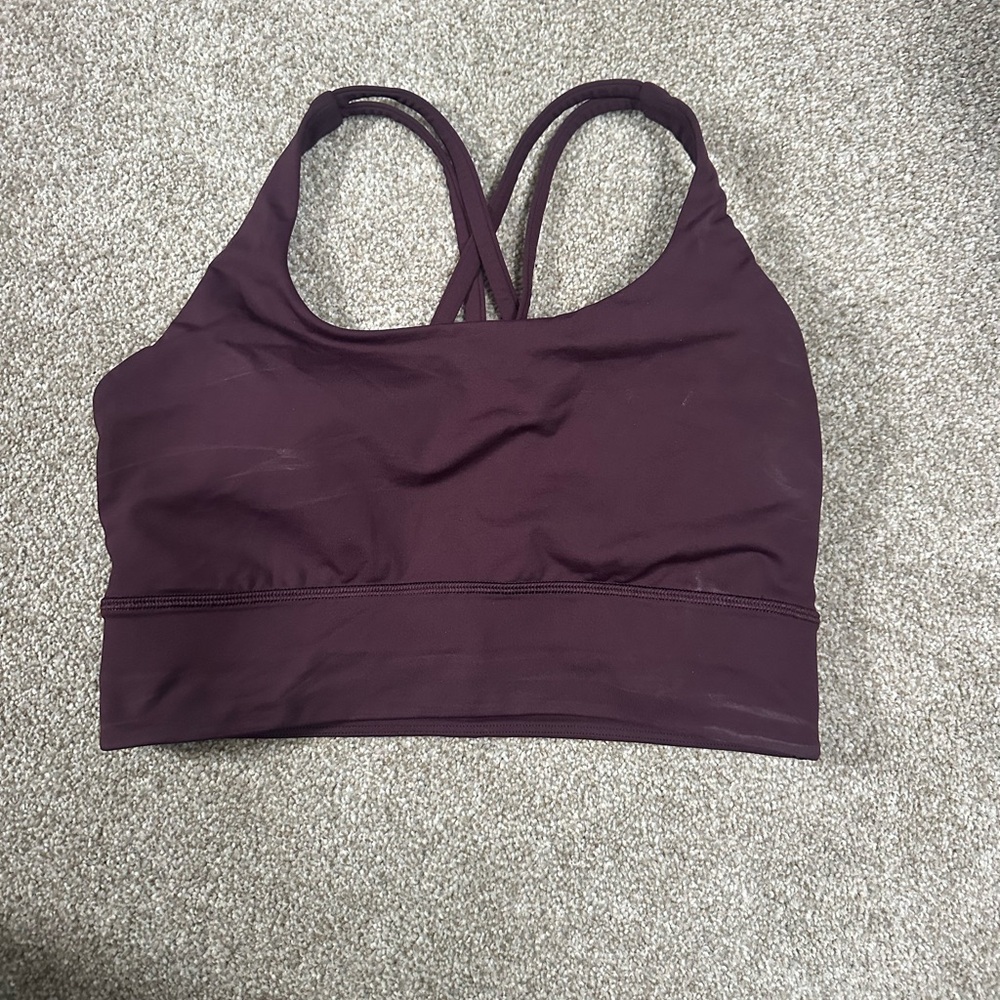 Lululemon Athletica Dark Purple Sports Bra